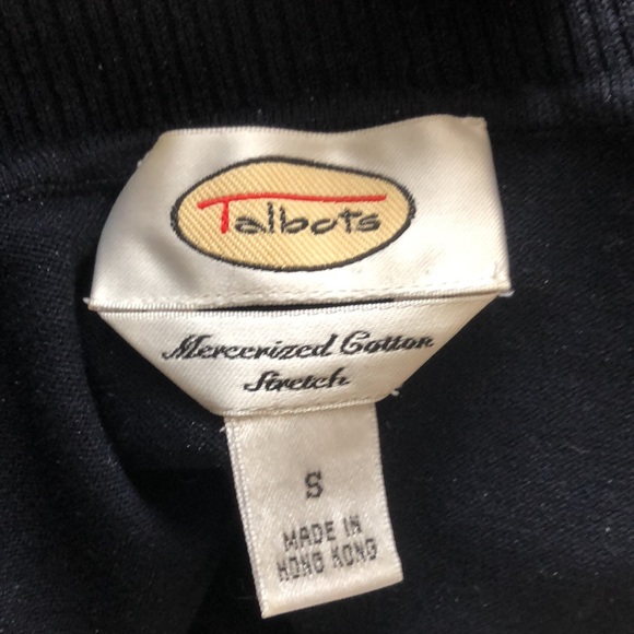 Talbots Navy Turtleneck Sweater top Size small - Picture 5 of 6